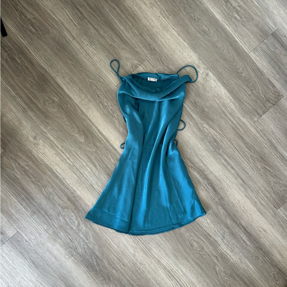 Free People Teal Sleeveless Dress
